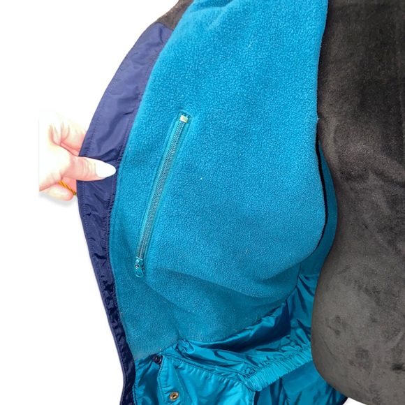 Vintage Columbia Navy/Teal Ascent Puffer Jacket Size Large - Picture 4 of 14